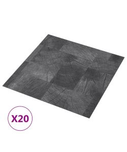 Listoni per Pavimenti Autoadesivi 20 pz in PVC 1,86 mq Legno 330171