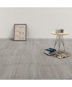 Listoni Pavimenti Adesivi 20 pz in PVC 1,86 mq Grigio Granito