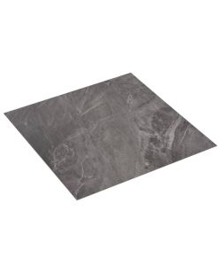 Listoni Pavimenti Adesivi 20 pz in PVC 1,86 mq Marmo Nero 330175