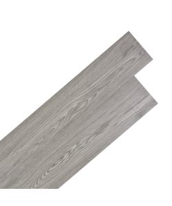 Listoni Pavimento Autoadesivi PVC 5,21 mq 2 mm Grigio Scuro