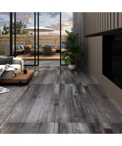 Listoni Autoadesivi in PVC 5,21 mq 2 mm Legno Industriale