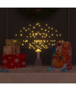 Luci di Natale Fuochi d'Artificio Bianco Caldo 20cm 140 LED