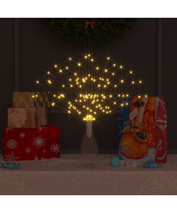 Luci di Natale Fuochi Artificio 10pz Bianco Caldo 20cm 1400 LED