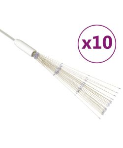 Luci di Natale Fuochi Artificio 10 pz Blu 20 cm 1400 LED