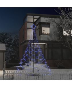Albero Di Natale Artificiale Pre-illuminato 90 Cm - LED Bianco Caldo, Per Casa E Giardino