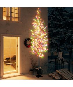 Albero di Natale 1200 LED Colorati Ciliegio in Fiore 400 cm