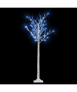 Albero Natale 140 LED 1,5m Salice Blu Interno Esterno