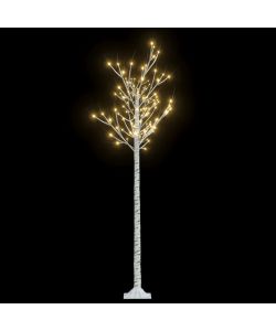 Albero Natale 180 LED 1,8m Salice Bianco Caldo Interno Esterno