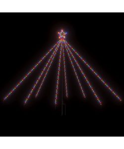 Luci per Albero di Natale Interni Esterni 400 LED Colorati 2,5m