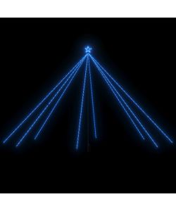 Luci per Albero di Natale Interni Esterni 800 LED Blu 5 m