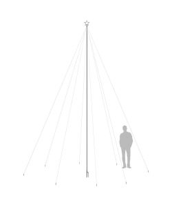 Luci Albero Natale Interni Esterni 1300 LED Bianco Freddo 8 m