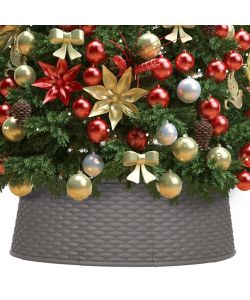 Gonna Per Albero Di Natale A Tema Pompiere Con Fiamma E Nappe – Diametro 76 Cm, Morbida E Regolabile, Adatta Per Alberi Da Interno Ed Esterno