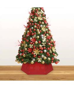 Gonna per Albero di Natale Rossa 68x25 cm