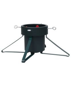 Base per Albero di Natale Nera 46x46x19 cm