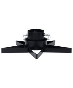 Base per Albero di Natale Nera 47x47x13,5 cm