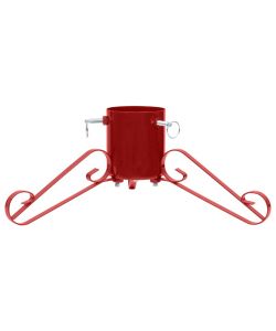 Base per Albero di Natale Rossa 58x58x21 cm
