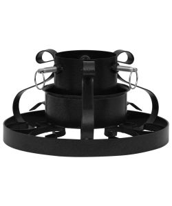 Base per Albero di Natale Nera 29x29x15,5 cm