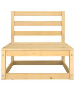 Set Divani da Giardino 4 pz in Legno Massello di Pino