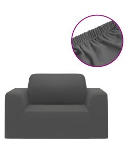 Fodera Elasticizzata per Divano Jersey di Poliestere Antracite