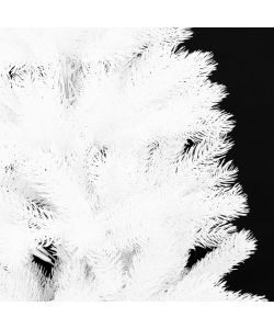 Set Albero Natale Artificiale con LED e Palline Bianco 180 cm