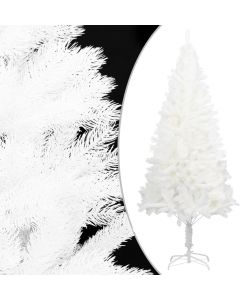 Set Albero Natale Artificiale con LED e Palline Bianco 240 cm