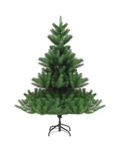 Albero Natale Artificiale Abete Nordmann LED Palline Verde180cm