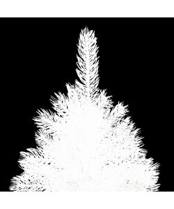 Set Albero Natale Artificiale con LED e Palline Bianco 180 cm