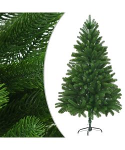 Set Albero Natale Artificiale con LED e Palline Verde 180 cm