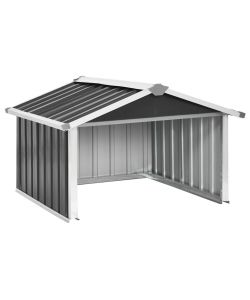 Capanno per Robot Tosaerba 92x97x63cm Acciaio Zincato Antracite