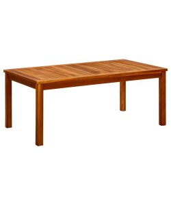 Tavolino da Giardino 110x60x45 cm in Legno Massello di Acacia