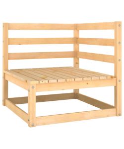Divani ad Angolo da Giardino 2 pz con Cuscini in Legno di Pino