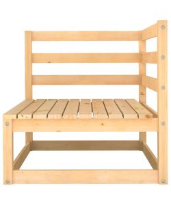 Divani ad Angolo da Giardino 2 pz con Cuscini in Legno di Pino