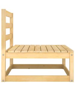 Set Divani da Giardino 2 pz con Cuscini Legno Massello Pino 807294