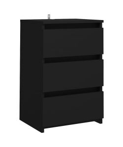 vidaXL Comodini Neri 2 pz 40x35x62,5 cm in Truciolato - Design Chic