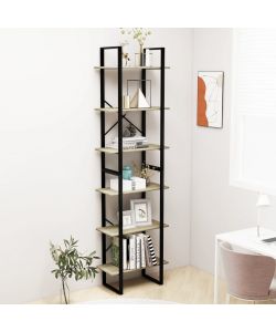 Scaffali 2 pz Rovere Sonoma 60x30x210 cm in Truciolato