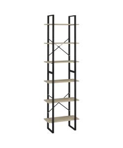 Scaffali 2 pz Rovere Sonoma 60x30x210 cm in Truciolato