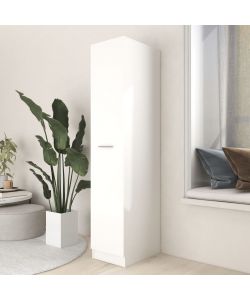 vidaXL Armadietto da Farmacia Bianco 30x42,5x150 cm - Truciolato - Mobile Organizzatore Spazioso