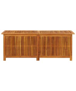 Contenitore da Giardino 150x50x58cm in Legno Massello di Acacia