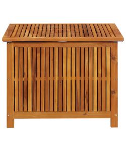 Contenitore da Giardino 75x75x58 cm in Legno Massello di Acacia