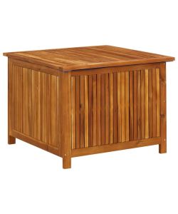 Contenitore da Giardino 75x75x58 cm in Legno Massello di Acacia