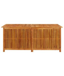 Contenitore da Giardino 175x80x75cm in Legno Massello di Acacia