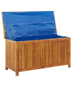 Contenitore da Giardino 113x50x58cm in Legno Massello di Acacia