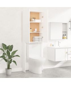 vidaXL Mobile per Lavatrice Bianco 64x25,5x190 cm - Armadio Bagno - Spazio Aggiuntivo - Design Elegante