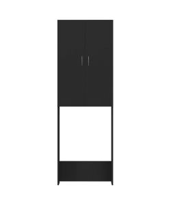 vidaXL Mobile per Lavatrice Nero 64x25,5x190 cm - Spazio Aggiuntivo Bagno