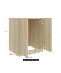 vidaXL Mobile per Lavatrice Bianco 71x71,5x91,5 cm - Spazio Aggiuntivo Bagno