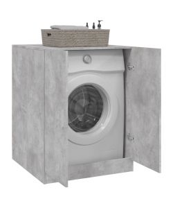 vidaXL Mobile per Lavatrice Grigio Cemento 71x71,5x91,5 cm - Design Elegante - Spazio Aggiuntivo per Bagno