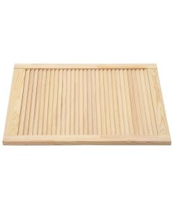 Ante a Lamelle 4 pz in Legno Massello di Pino 61,5x49,4 cm