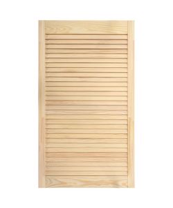 Ante a Lamelle 4 pz in Legno Massello di Pino 99,3x49,4 cm