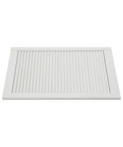 Ante a Lamelle 4 pz Legno Massello di Pino Bianche 61,5x39,4 cm