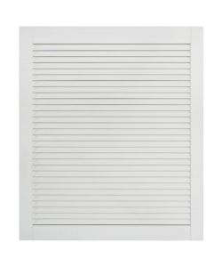 Ante a Lamelle 2 pz Legno Massello di Pino Bianco 61,5x49,4 cm